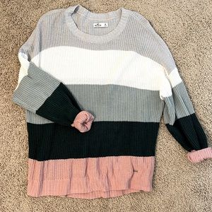 Color block sweater